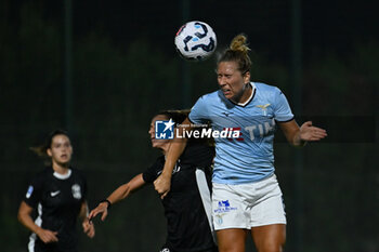 2024-11-02 - Louise Eriksen of S.S. Lazio in action during the 8th day of the Serie A Femminile eBay Championship between S.S. Lazio and F.C. Como at the Mirko Fersini Stadium on November 2, 2024 in Formello, Italy. - LAZIO WOMEN VS FC COMO WOMEN - ITALIAN SERIE A WOMEN - SOCCER