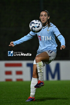 2024-11-02 - Clarisse Le Bihan of S.S. Lazio in action during the 8th day of the Serie A Femminile eBay Championship between S.S. Lazio and F.C. Como at the Mirko Fersini Stadium on November 2, 2024 in Formello, Italy. - LAZIO WOMEN VS FC COMO WOMEN - ITALIAN SERIE A WOMEN - SOCCER