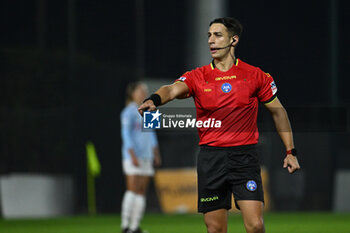 2024-11-02 - Referee Gianmarco Vailati during the 8th day of the Serie A Femminile eBay Championship between S.S. Lazio and F.C. Como at the Mirko Fersini Stadium on November 2, 2024 in Formello, Italy. - LAZIO WOMEN VS FC COMO WOMEN - ITALIAN SERIE A WOMEN - SOCCER