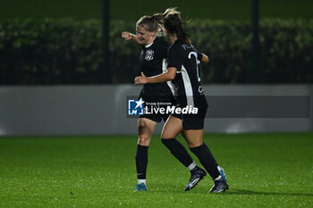 2024-11-02 - Dominika Skorvankova of F.C. Como Women celebrates after scoring the gol of 0-2 during the 8th day of the Serie A Femminile eBay Championship between S.S. Lazio and F.C. Como at the Mirko Fersini Stadium on November 2, 2024 in Formello, Italy. - LAZIO WOMEN VS FC COMO WOMEN - ITALIAN SERIE A WOMEN - SOCCER