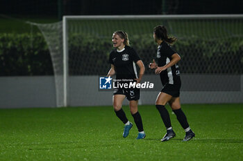 2024-11-02 - Dominika Skorvankova of F.C. Como Women celebrates after scoring the gol of 0-2 during the 8th day of the Serie A Femminile eBay Championship between S.S. Lazio and F.C. Como at the Mirko Fersini Stadium on November 2, 2024 in Formello, Italy. - LAZIO WOMEN VS FC COMO WOMEN - ITALIAN SERIE A WOMEN - SOCCER