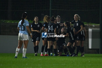 2024-11-02 - Dominika Skorvankova of F.C. Como Women celebrates after scoring the gol of 0-2 during the 8th day of the Serie A Femminile eBay Championship between S.S. Lazio and F.C. Como at the Mirko Fersini Stadium on November 2, 2024 in Formello, Italy. - LAZIO WOMEN VS FC COMO WOMEN - ITALIAN SERIE A WOMEN - SOCCER