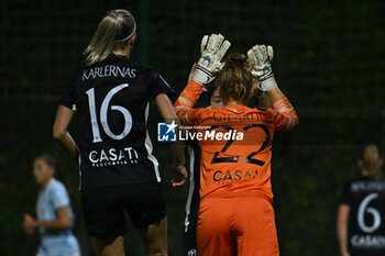 2024-11-02 - Astrid Gilardi of F.C. Como Women during the 8th day of the Serie A Femminile eBay Championship between S.S. Lazio and F.C. Como at the Mirko Fersini Stadium on November 2, 2024 in Formello, Italy. - LAZIO WOMEN VS FC COMO WOMEN - ITALIAN SERIE A WOMEN - SOCCER