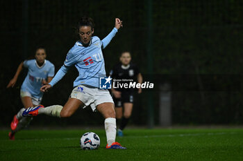 2024-11-02 - Clarisse Le Bihan of S.S. Lazio in action during the 8th day of the Serie A Femminile eBay Championship between S.S. Lazio and F.C. Como at the Mirko Fersini Stadium on November 2, 2024 in Formello, Italy. - LAZIO WOMEN VS FC COMO WOMEN - ITALIAN SERIE A WOMEN - SOCCER