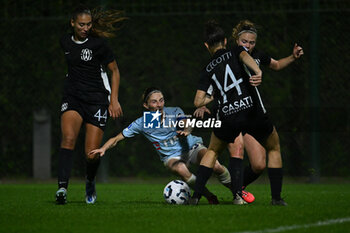 2024-11-02 - Noemi Visentin of S.S. Lazio in action during the 8th day of the Serie A Femminile eBay Championship between S.S. Lazio and F.C. Como at the Mirko Fersini Stadium on November 2, 2024 in Formello, Italy. - LAZIO WOMEN VS FC COMO WOMEN - ITALIAN SERIE A WOMEN - SOCCER