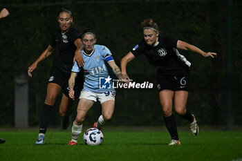 2024-11-02 - Noemi Visentin of S.S. Lazio in action during the 8th day of the Serie A Femminile eBay Championship between S.S. Lazio and F.C. Como at the Mirko Fersini Stadium on November 2, 2024 in Formello, Italy. - LAZIO WOMEN VS FC COMO WOMEN - ITALIAN SERIE A WOMEN - SOCCER