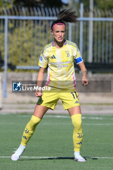 2024-11-03 - Barbara Bonansea of Juventus FC lookduring the Soccer- Italian Serie A Women between Napoli Femminile vs Juventus FC at Arena Giuseppe Piccolo Stadium - NAPOLI FEMMINILE VS JUVENTUS FC - ITALIAN SERIE A WOMEN - SOCCER