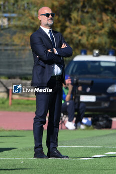 2024-11-03 - Massimilano Canzi coach of Juventus FC look during the Soccer- Italian Serie A Women between Napoli Femminile vs Juventus FC at Arena Giuseppe Piccolo Stadium - NAPOLI FEMMINILE VS JUVENTUS FC - ITALIAN SERIE A WOMEN - SOCCER