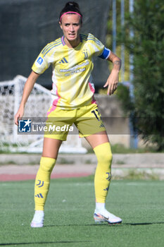 2024-11-03 - Barbara Bonansea of Juventus FC look during the Soccer- Italian Serie A Women between Napoli Femminile vs Juventus FC at Arena Giuseppe Piccolo Stadium - NAPOLI FEMMINILE VS JUVENTUS FC - ITALIAN SERIE A WOMEN - SOCCER