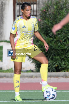 2024-11-03 - Estelle Cascarino of Juventus FC in action during the Soccer- Italian Serie A Women between Napoli Femminile vs Juventus FC at Arena Giuseppe Piccolo Stadium - NAPOLI FEMMINILE VS JUVENTUS FC - ITALIAN SERIE A WOMEN - SOCCER