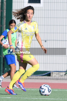 2024-11-03 - Gallo of Juventus FC in action during the Soccer- Italian Serie A Women between Napoli Femminile vs Juventus FC at Arena Giuseppe Piccolo Stadium - NAPOLI FEMMINILE VS JUVENTUS FC - ITALIAN SERIE A WOMEN - SOCCER