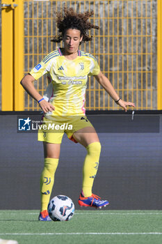 2024-11-03 - Gallo of Juventus FC in action during the Soccer- Italian Serie A Women between Napoli Femminile vs Juventus FC at Arena Giuseppe Piccolo Stadium - NAPOLI FEMMINILE VS JUVENTUS FC - ITALIAN SERIE A WOMEN - SOCCER