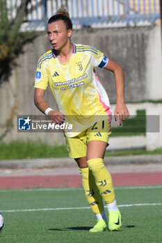 2024-11-03 - Arianna Caruso of Juventus FC in action during the Soccer- Italian Serie A Women between Napoli Femminile vs Juventus FC at Arena Giuseppe Piccolo Stadium - NAPOLI FEMMINILE VS JUVENTUS FC - ITALIAN SERIE A WOMEN - SOCCER