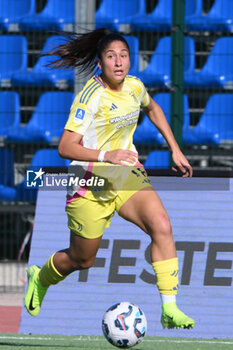 2024-11-03 - Chiara Beccari of Juventus FC in action during the Soccer- Italian Serie A Women between Napoli Femminile vs Juventus FC at Arena Giuseppe Piccolo Stadium - NAPOLI FEMMINILE VS JUVENTUS FC - ITALIAN SERIE A WOMEN - SOCCER