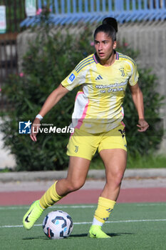 2024-11-03 - Chiara Beccari of Juventus FC in action during the Soccer- Italian Serie A Women between Napoli Femminile vs Juventus FC at Arena Giuseppe Piccolo Stadium - NAPOLI FEMMINILE VS JUVENTUS FC - ITALIAN SERIE A WOMEN - SOCCER