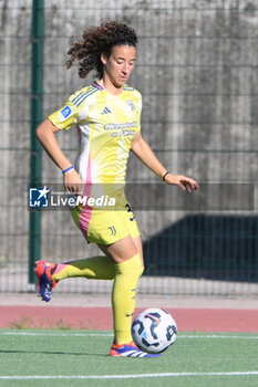 2024-11-03 - Gallo of Juventus FC in action during the Soccer- Italian Serie A Women between Napoli Femminile vs Juventus FC at Arena Giuseppe Piccolo Stadium - NAPOLI FEMMINILE VS JUVENTUS FC - ITALIAN SERIE A WOMEN - SOCCER