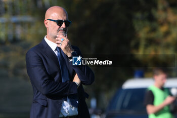 2024-11-03 - Massimilano Canzi coach of Juventus FC look during the Soccer- Italian Serie A Women between Napoli Femminile vs Juventus FC at Arena Giuseppe Piccolo Stadium - NAPOLI FEMMINILE VS JUVENTUS FC - ITALIAN SERIE A WOMEN - SOCCER