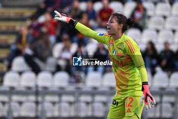 2024-11-09 - Camelia Ceasar of A.S. Roma Femminile during the 9th day of the Serie A Femminile eBay Championship between A.S. Roma and A.C.F. Fiorentina Femminile at the Tre Fontane Stadium on November 9, 2024 in Rome, Italy. - AS ROMA VS ACF FIORENTINA - ITALIAN SERIE A WOMEN - SOCCER