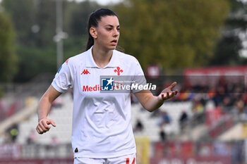 2024-11-09 - Martina Toniolo of A.C.F Fiorentina during the 9th day of the Serie A Femminile eBay Championship between A.S. Roma and A.C.F. Fiorentina Femminile at the Tre Fontane Stadium on November 9, 2024 in Rome, Italy. - AS ROMA VS ACF FIORENTINA - ITALIAN SERIE A WOMEN - SOCCER