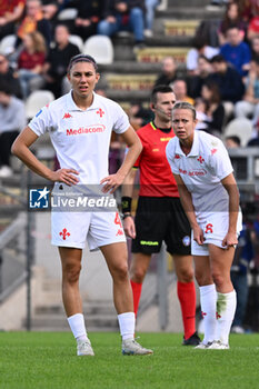 2024-11-09 - Agnese Bonfantini of A.C.F Fiorentina and Alexandra Johannsdottir of A.C.F Fiorentina during the 9th day of the Serie A Femminile eBay Championship between A.S. Roma and A.C.F. Fiorentina Femminile at the Tre Fontane Stadium on November 9, 2024 in Rome, Italy. - AS ROMA VS ACF FIORENTINA - ITALIAN SERIE A WOMEN - SOCCER