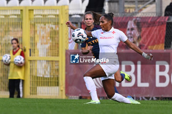 2024-11-09 - Madelen Janogy of A.C.F Fiorentina in action during the 9th day of the Serie A Femminile eBay Championship between A.S. Roma and A.C.F. Fiorentina Femminile at the Tre Fontane Stadium on November 9, 2024 in Rome, Italy. - AS ROMA VS ACF FIORENTINA - ITALIAN SERIE A WOMEN - SOCCER