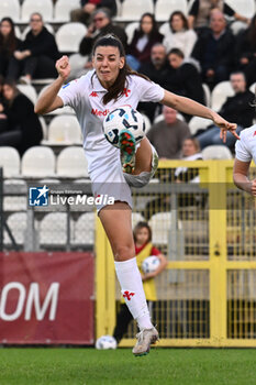 2024-11-09 - Agnese Bonfantini of A.C.F Fiorentina in action during the 9th day of the Serie A Femminile eBay Championship between A.S. Roma and A.C.F. Fiorentina Femminile at the Tre Fontane Stadium on November 9, 2024 in Rome, Italy. - AS ROMA VS ACF FIORENTINA - ITALIAN SERIE A WOMEN - SOCCER