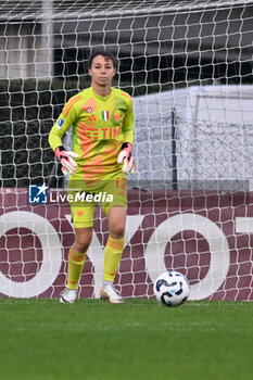 2024-11-09 - Camelia Ceasar of A.S. Roma Femminile in action during the 9th day of the Serie A Femminile eBay Championship between A.S. Roma and A.C.F. Fiorentina Femminile at the Tre Fontane Stadium on November 9, 2024 in Rome, Italy. - AS ROMA VS ACF FIORENTINA - ITALIAN SERIE A WOMEN - SOCCER