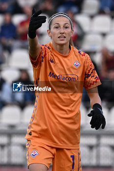 2024-11-09 - Cecilie Fiskerstrand of A.C.F Fiorentina during the 9th day of the Serie A Femminile eBay Championship between A.S. Roma and A.C.F. Fiorentina Femminile at the Tre Fontane Stadium on November 9, 2024 in Rome, Italy. - AS ROMA VS ACF FIORENTINA - ITALIAN SERIE A WOMEN - SOCCER