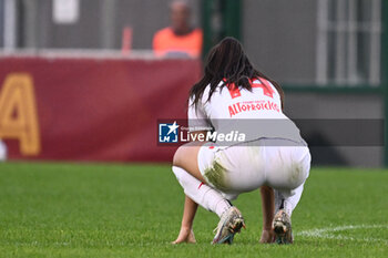 2024-11-09 - Martina Toniolo of A.C.F Fiorentina in action during the 9th day of the Serie A Femminile eBay Championship between A.S. Roma and A.C.F. Fiorentina Femminile at the Tre Fontane Stadium on November 9, 2024 in Rome, Italy. - AS ROMA VS ACF FIORENTINA - ITALIAN SERIE A WOMEN - SOCCER