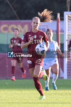 2024-11-17 - AS Roma's Frederikke Thogersen  during the Italian Football Championship League A Women 2024/2025 match between AS Roma vs SS Lazio at the Tre Fontane stadium on 17 November 2024. - AS ROMA VS LAZIO WOMEN - ITALIAN SERIE A WOMEN - SOCCER