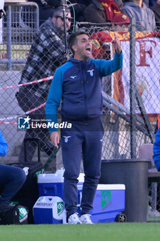 2024-11-17 - Lazio's Women head coach Gianluca Grassadonia  during the Italian Football Championship League A Women 2024/2025 match between AS Roma vs SS Lazio at the Tre Fontane stadium on 17 November 2024. - AS ROMA VS LAZIO WOMEN - ITALIAN SERIE A WOMEN - SOCCER