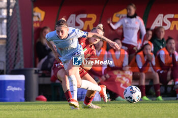 2024-11-17 - Lazio’s Women Noemi Visentin  during the Italian Football Championship League A Women 2024/2025 match between AS Roma vs SS Lazio at the Tre Fontane stadium on 17 November 2024. - AS ROMA VS LAZIO WOMEN - ITALIAN SERIE A WOMEN - SOCCER