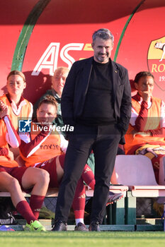 2024-11-17 - AS Roma's head coach Alessandro Spugna during the Italian Football Championship League A Women 2024/2025 match between AS Roma vs SS Lazio at the Tre Fontane stadium on 17 November 2024. - AS ROMA VS LAZIO WOMEN - ITALIAN SERIE A WOMEN - SOCCER