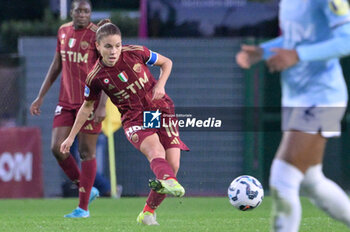 2024-11-17 - AS Roma's Manuela Giugliano  during the Italian Football Championship League A Women 2024/2025 match between AS Roma vs SS Lazio at the Tre Fontane stadium on 17 November 2024. - AS ROMA VS LAZIO WOMEN - ITALIAN SERIE A WOMEN - SOCCER