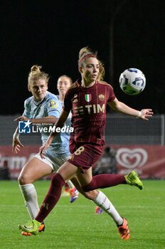 2024-11-17 - AS Roma's Benedetta Glionna  during the Italian Football Championship League A Women 2024/2025 match between AS Roma vs SS Lazio at the Tre Fontane stadium on 17 November 2024. - AS ROMA VS LAZIO WOMEN - ITALIAN SERIE A WOMEN - SOCCER