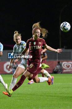 2024-11-17 - AS Roma's Benedetta Glionna  during the Italian Football Championship League A Women 2024/2025 match between AS Roma vs SS Lazio at the Tre Fontane stadium on 17 November 2024. - AS ROMA VS LAZIO WOMEN - ITALIAN SERIE A WOMEN - SOCCER