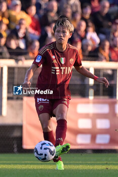 2024-11-17 - AS Roma's Moeka Minami during the Italian Football Championship League A Women 2024/2025 match between AS Roma vs SS Lazio at the Tre Fontane stadium on 17 November 2024. - AS ROMA VS LAZIO WOMEN - ITALIAN SERIE A WOMEN - SOCCER