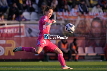 2024-11-17 - AS Roma's Camela Ceasar goalkeeper during the Italian Football Championship League A Women 2024/2025 match between AS Roma vs SS Lazio at the Tre Fontane stadium on 17 November 2024. - AS ROMA VS LAZIO WOMEN - ITALIAN SERIE A WOMEN - SOCCER