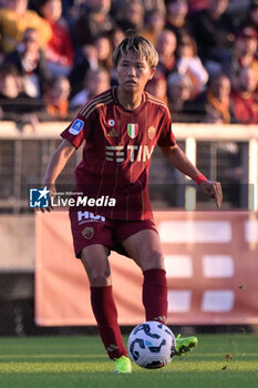 2024-11-17 - AS Roma's Moeka Minami during the Italian Football Championship League A Women 2024/2025 match between AS Roma vs SS Lazio at the Tre Fontane stadium on 17 November 2024. - AS ROMA VS LAZIO WOMEN - ITALIAN SERIE A WOMEN - SOCCER