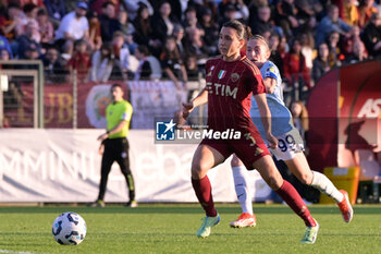 2024-11-17 - AS Roma's Lucia Di Guglielmo  during the Italian Football Championship League A Women 2024/2025 match between AS Roma vs SS Lazio at the Tre Fontane stadium on 17 November 2024. - AS ROMA VS LAZIO WOMEN - ITALIAN SERIE A WOMEN - SOCCER