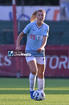 2024-11-17 - Lazio’s Women Federica D'Auria  during the Italian Football Championship League A Women 2024/2025 match between AS Roma vs SS Lazio at the Tre Fontane stadium on 17 November 2024. - AS ROMA VS LAZIO WOMEN - ITALIAN SERIE A WOMEN - SOCCER