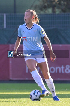 2024-11-17 - Lazio’s Women Federica D'Auria  during the Italian Football Championship League A Women 2024/2025 match between AS Roma vs SS Lazio at the Tre Fontane stadium on 17 November 2024. - AS ROMA VS LAZIO WOMEN - ITALIAN SERIE A WOMEN - SOCCER