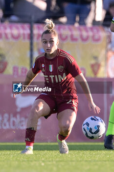 2024-11-17 - AS Roma's Giada Greggi  during the Italian Football Championship League A Women 2024/2025 match between AS Roma vs SS Lazio at the Tre Fontane stadium on 17 November 2024. - AS ROMA VS LAZIO WOMEN - ITALIAN SERIE A WOMEN - SOCCER