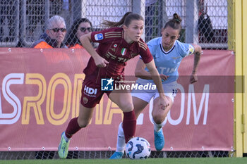 2024-11-17 - AS Roma's Emilie Haavi  during the Italian Football Championship League A Women 2024/2025 match between AS Roma vs SS Lazio at the Tre Fontane stadium on 17 November 2024. - AS ROMA VS LAZIO WOMEN - ITALIAN SERIE A WOMEN - SOCCER