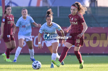 2024-11-17 - AS Roma's Benedetta Glionna  during the Italian Football Championship League A Women 2024/2025 match between AS Roma vs SS Lazio at the Tre Fontane stadium on 17 November 2024. - AS ROMA VS LAZIO WOMEN - ITALIAN SERIE A WOMEN - SOCCER