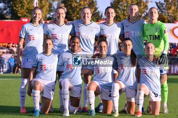 2024-11-17 - SS Lazio Femminile team during the Italian Football Championship League A Women 2024/2025 match between AS Roma vs SS Lazio at the Tre Fontane stadium on 17 November 2024. - AS ROMA VS LAZIO WOMEN - ITALIAN SERIE A WOMEN - SOCCER