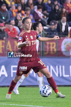 2024-11-17 - AS Roma's Manuela Giugliano during the Italian Football Championship League A Women 2024/2025 match between AS Roma vs SS Lazio at the Tre Fontane stadium on 17 November 2024. - AS ROMA VS LAZIO WOMEN - ITALIAN SERIE A WOMEN - SOCCER