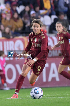 2024-11-17 - AS Roma's Valentina Giacinti during the Italian Football Championship League A Women 2024/2025 match between AS Roma vs SS Lazio at the Tre Fontane stadium on 17 November 2024. - AS ROMA VS LAZIO WOMEN - ITALIAN SERIE A WOMEN - SOCCER