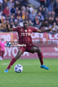 2024-11-17 - AS Roma's Hawa Cissoko during the Italian Football Championship League A Women 2024/2025 match between AS Roma vs SS Lazio at the Tre Fontane stadium on 17 November 2024. - AS ROMA VS LAZIO WOMEN - ITALIAN SERIE A WOMEN - SOCCER