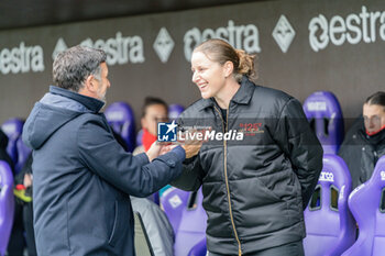 2024-11-24 - Suzanne Bakker (head coach of Milan Women) and Sebastian De La Fuente (head coach of Fiorentina Femminile) - ACF FIORENTINA VS AC MILAN - ITALIAN SERIE A WOMEN - SOCCER